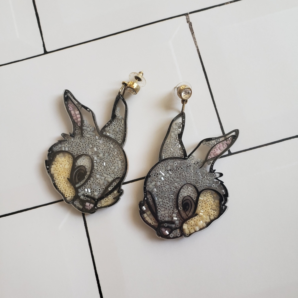 Large earrings